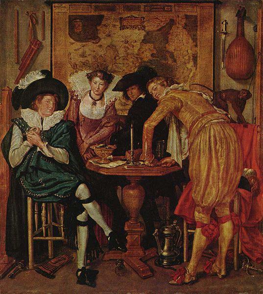 Willem Pieterszoon Buytewech Frohliche Gesellschaft oil painting picture
